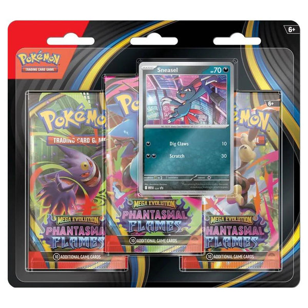 Pokèmon TCG: Mega Evolution Phantasmal Flames 3 Pack Blister - Sneasel