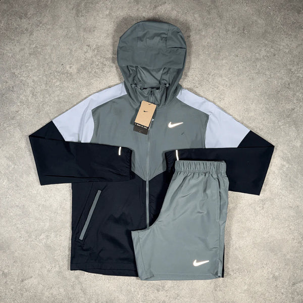 Nike Windbreaker Set - Smoke Grey/Black