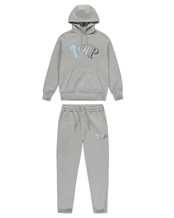 Trapstar TRP Hoodie Tracksuit - Grey/Blue