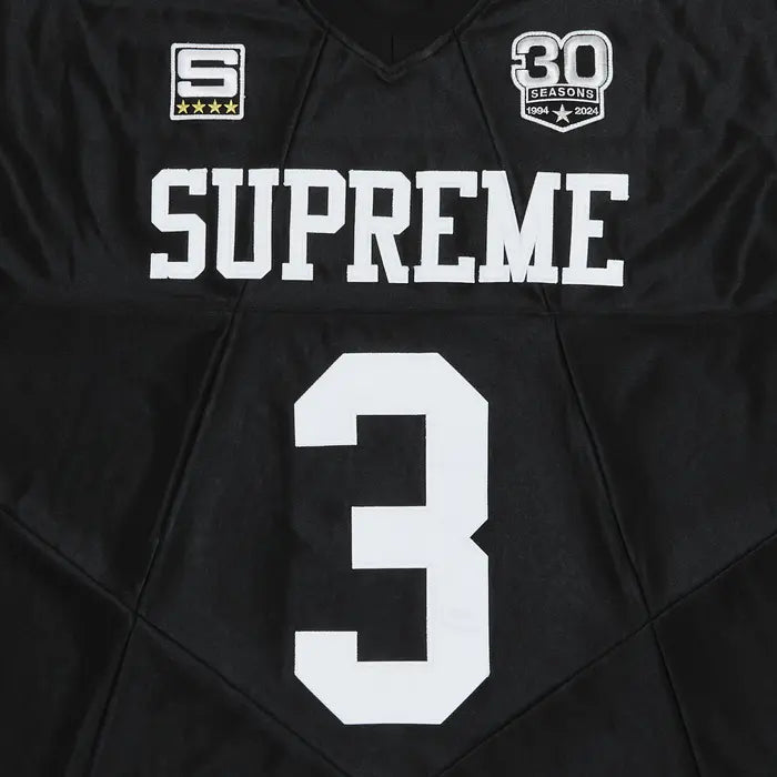 Supreme Star Football Jersey Black (FW24) – Dripdirectt Supreme Star Football Jersey Black (FW24) – Dripdirectt