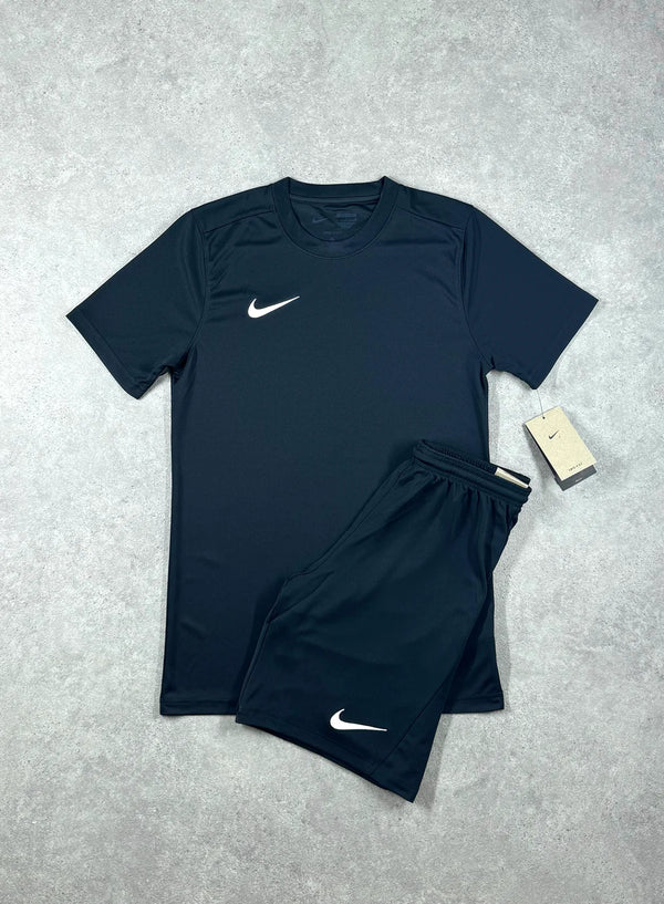 Nike Dri-Fit Tshirt & Shorts Set - Black
