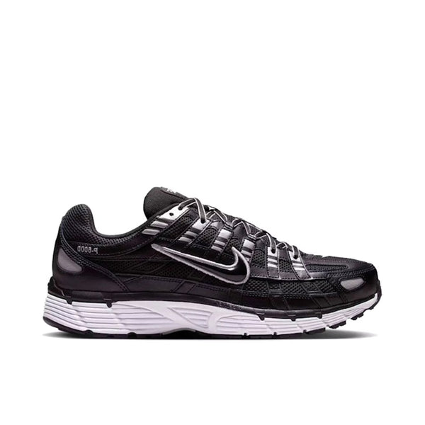 Nike P-6000 Black White Metallic Silver
