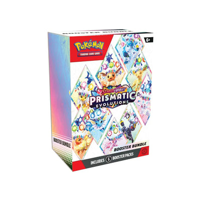 Pokèmon TCG: Scarlet & Violet Prismatic Evolution Booster Bundle (6 Packs)