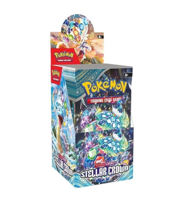 Pokemon TCG: Stellar Crown - Half Booster Box (18 Packs)